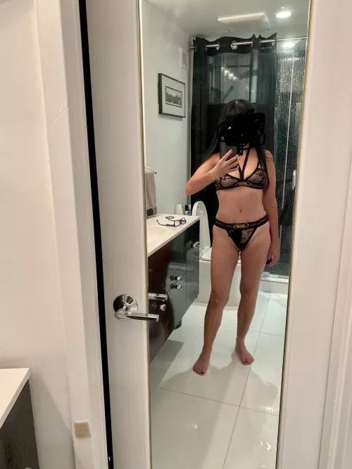 It is exciting to wear QOS lingerie, gets me wet