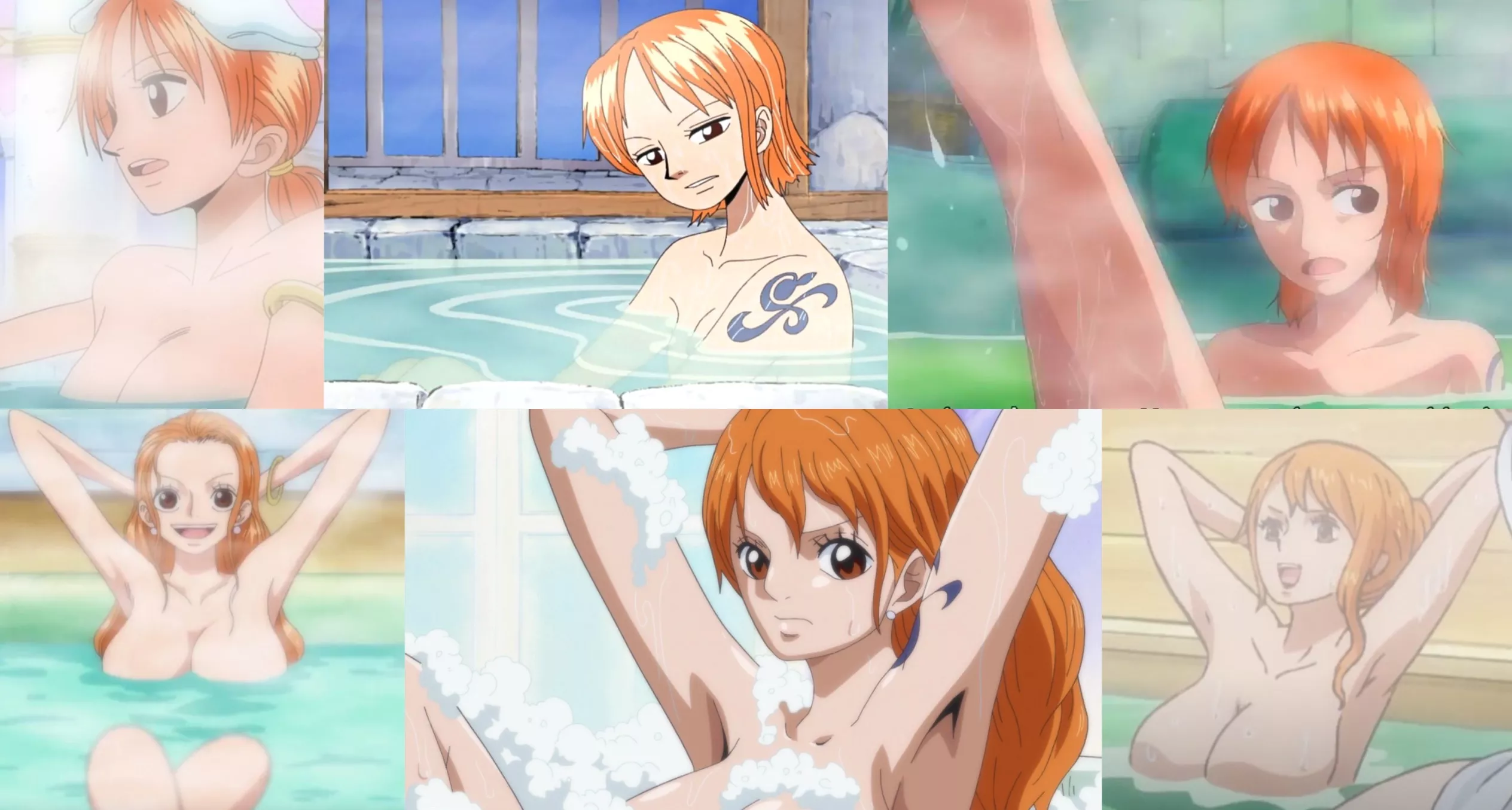 It is nice how Nami always tries to keep herself clean.