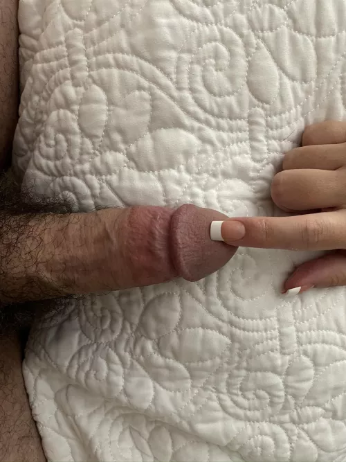 It only takes one finger for me to get him excited