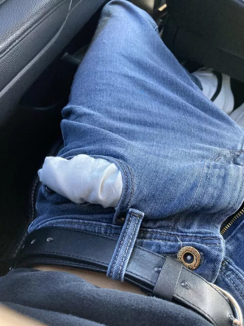 It sticks out of my pocket