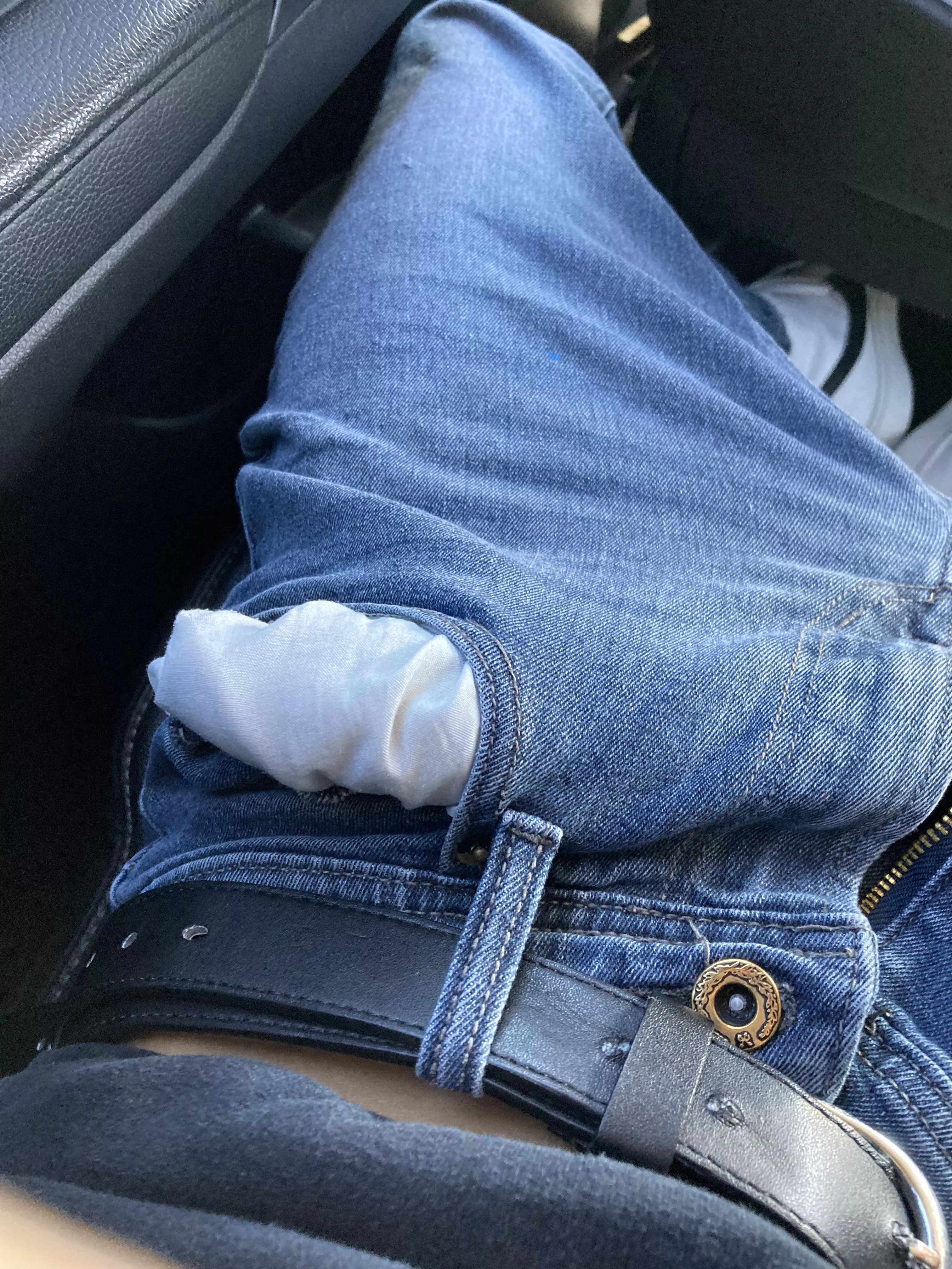 It sticks out of my pocket