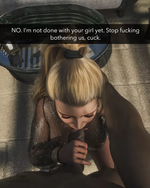 It sucks to be cucked, doesn't it?