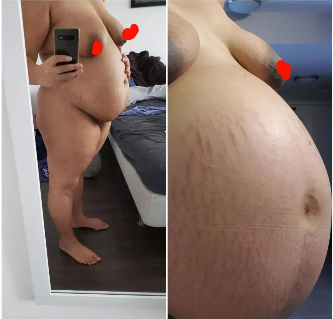 It takes 20 weeks to go from the left pic to the right 😍