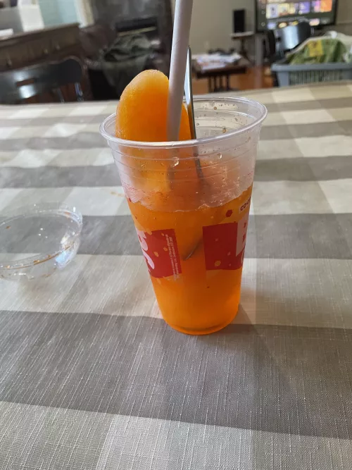 It turns out that piss is at just the right temperature to re-slush a frozen slushy.