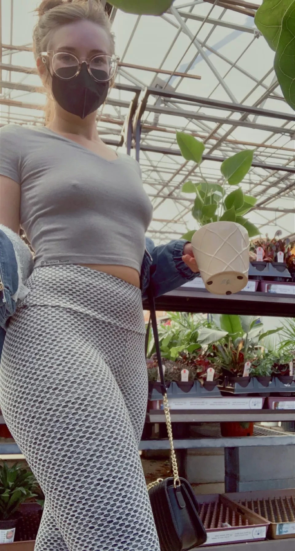 It was a little cold in the garden center today 😉