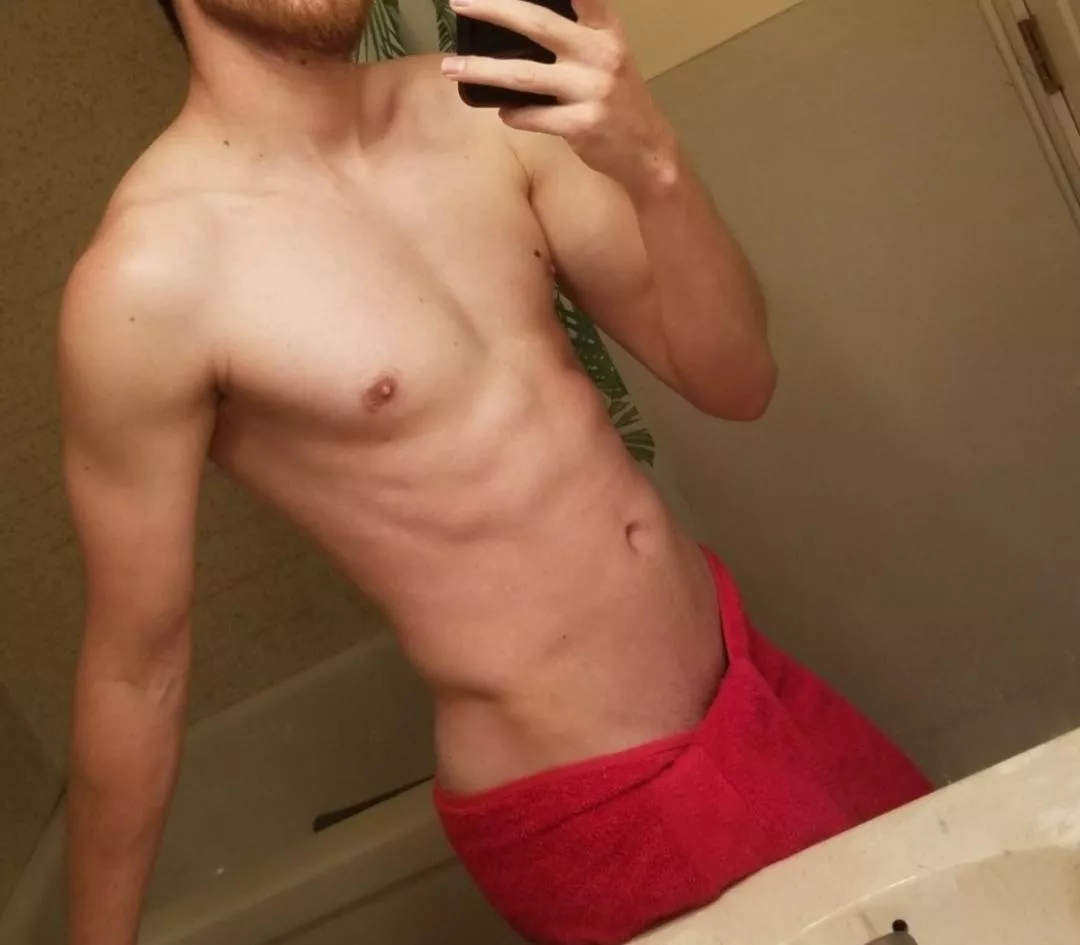 It'd be a shame if the towel fell off...