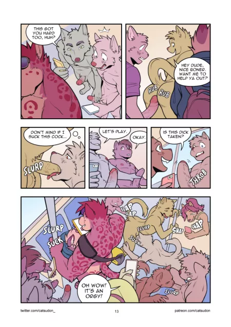 It's a Good Day to Go to the Nude Beach, Page 13 (Catsudon)