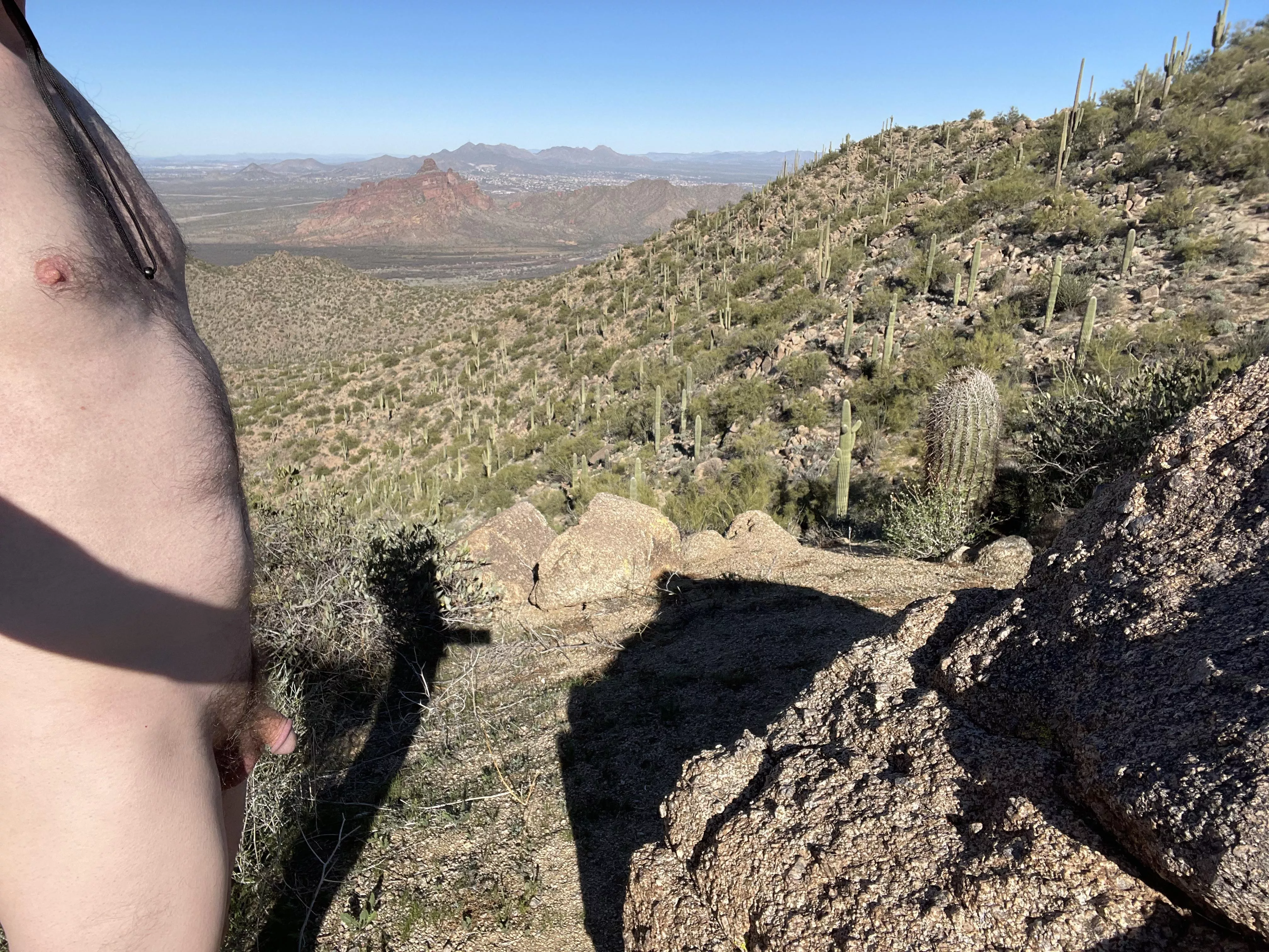 It’s a great morning for a naked hike in the desert It’s a great morning for a naked hike in the desert