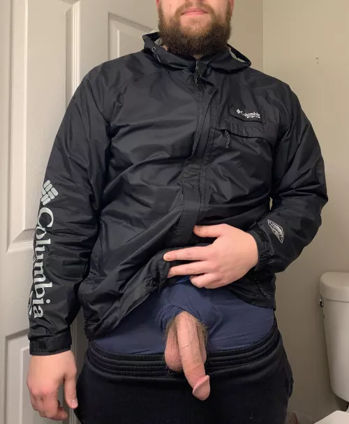Itβs a rainy day out. Have to prepare for the elements.
