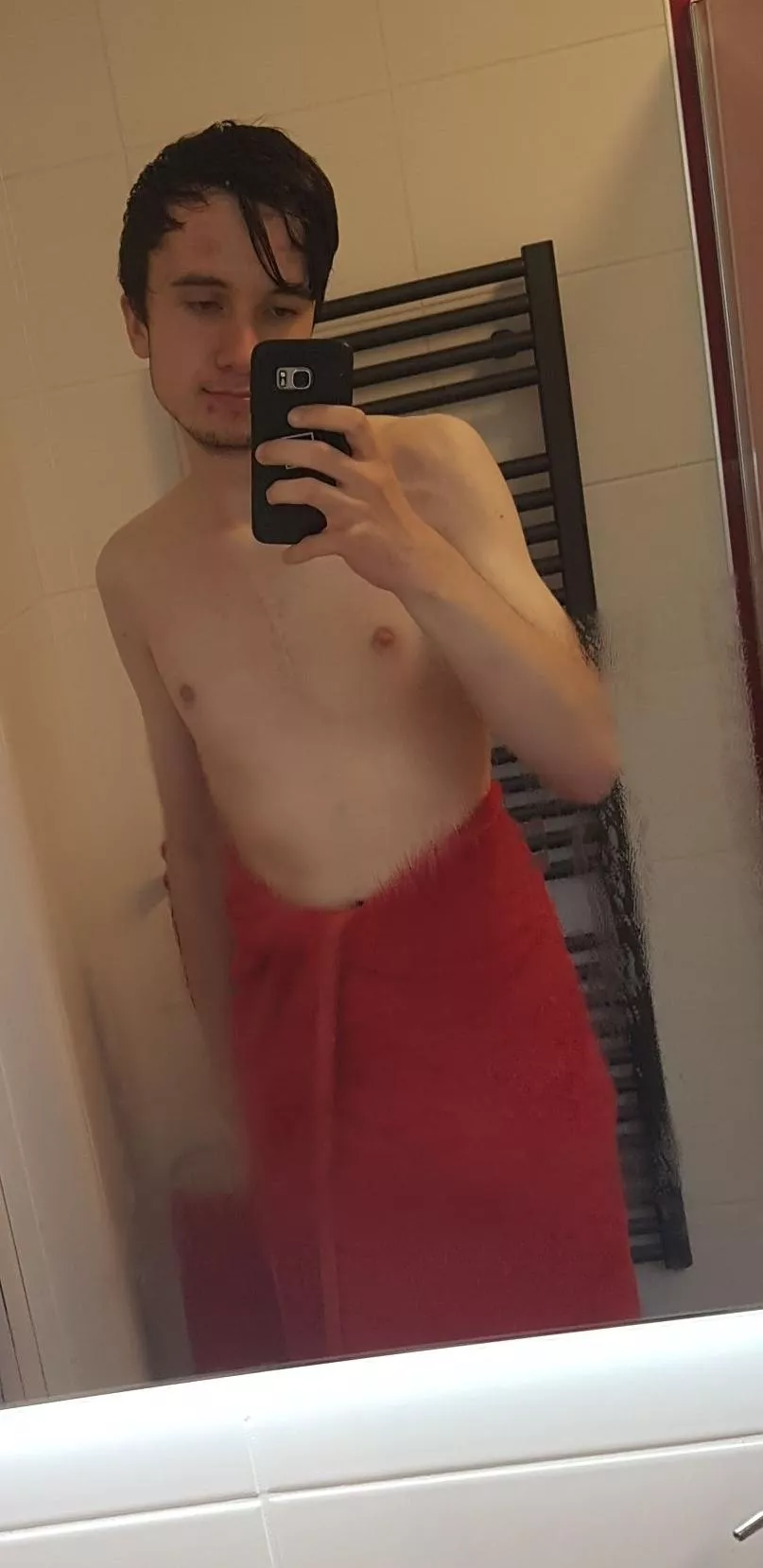 It's a shame the towel didn't fall down ?(18)