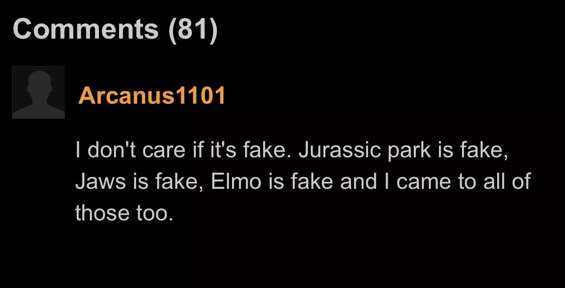 It’s all fake It’s all fake