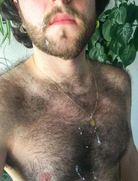 Itβs always a nice surprise to cum on my own face π€€π