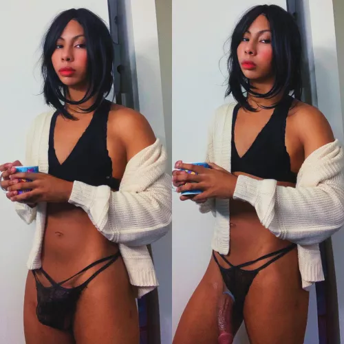 Itβs been cold lately! Come back to bed with me? Iβll feed you hot cocoa w/ creamer ;P