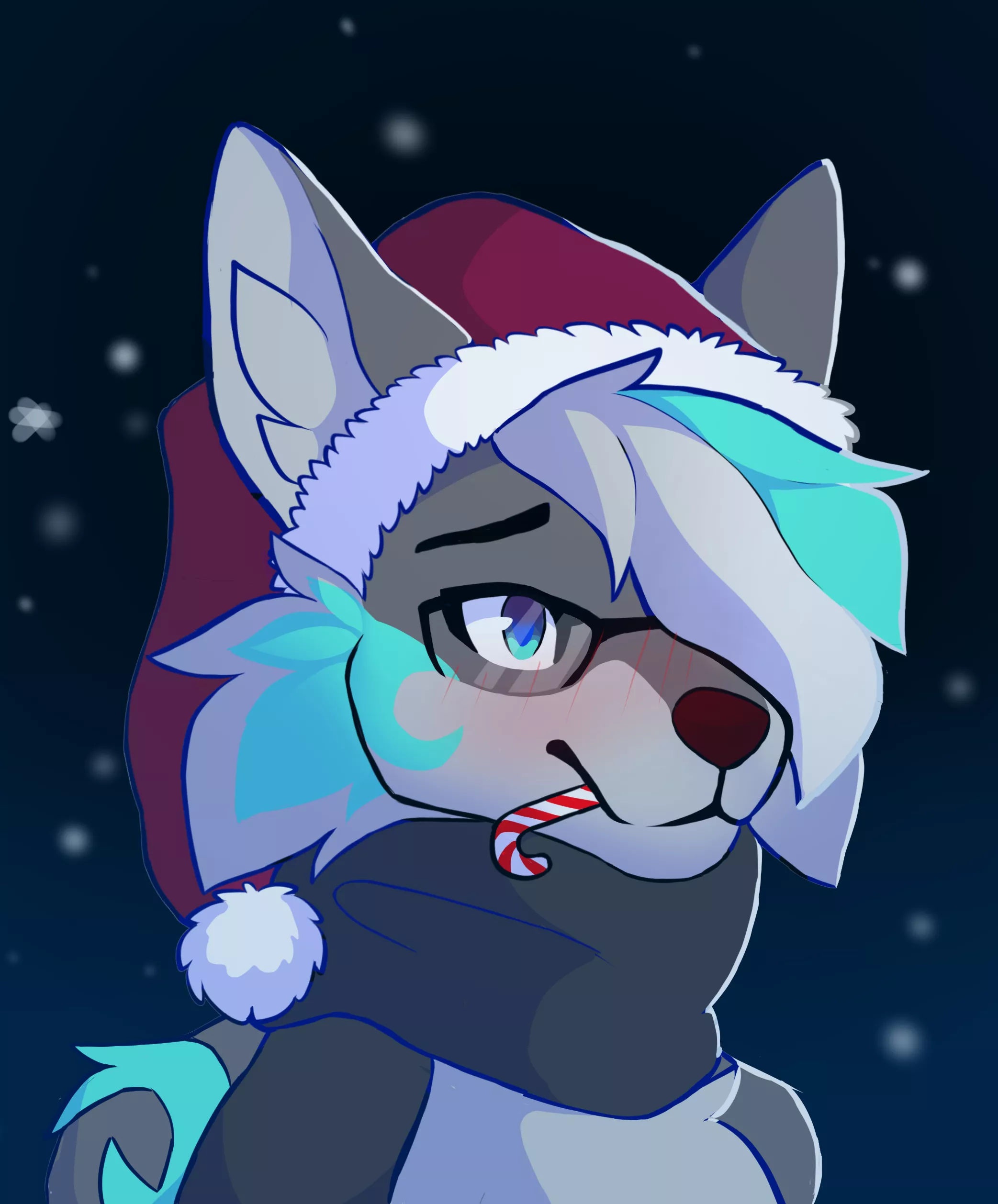It's cold outside, had to dress accordingly :) (Art by me)