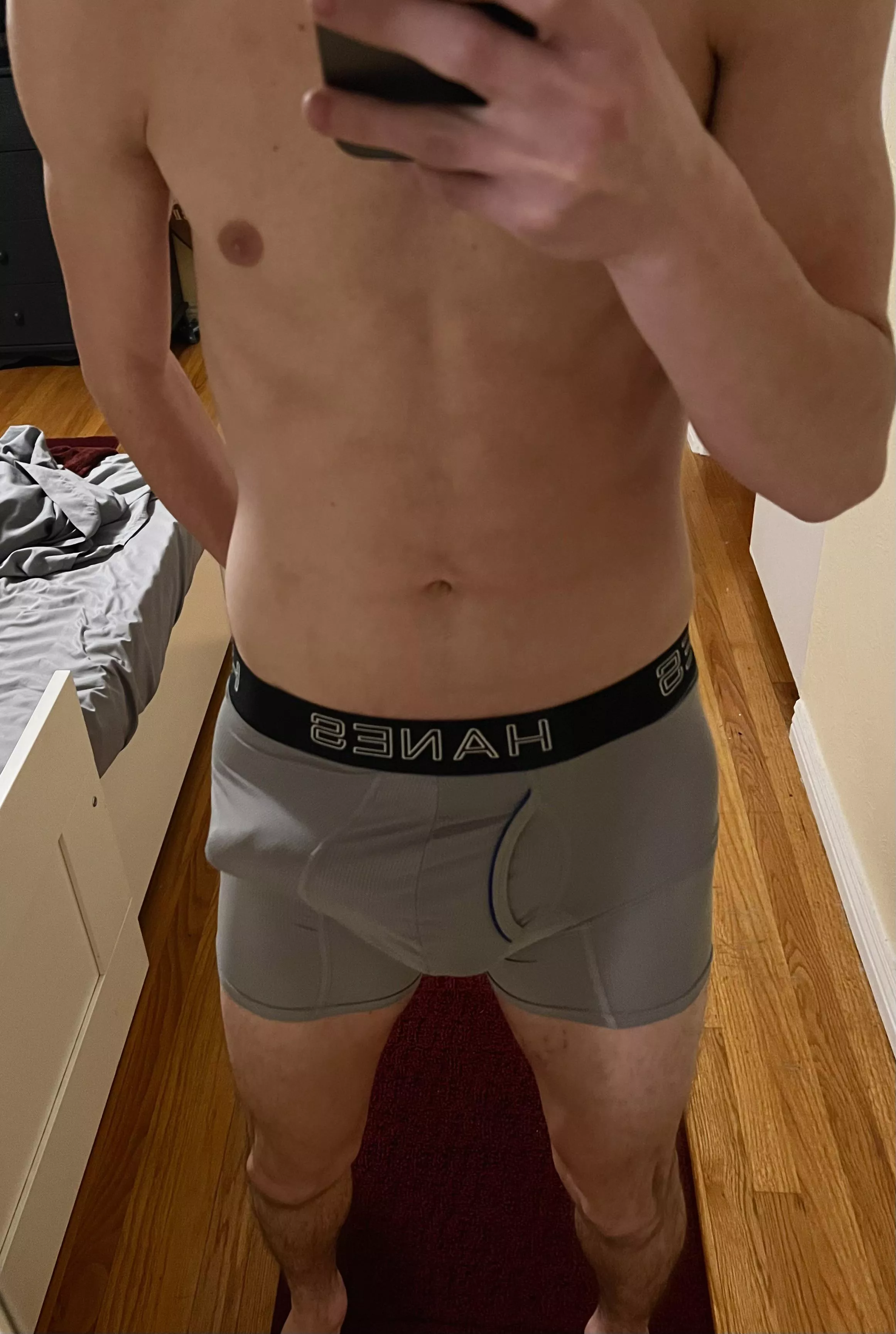 It’s definitely not gum in my pocket that you’re feeling…