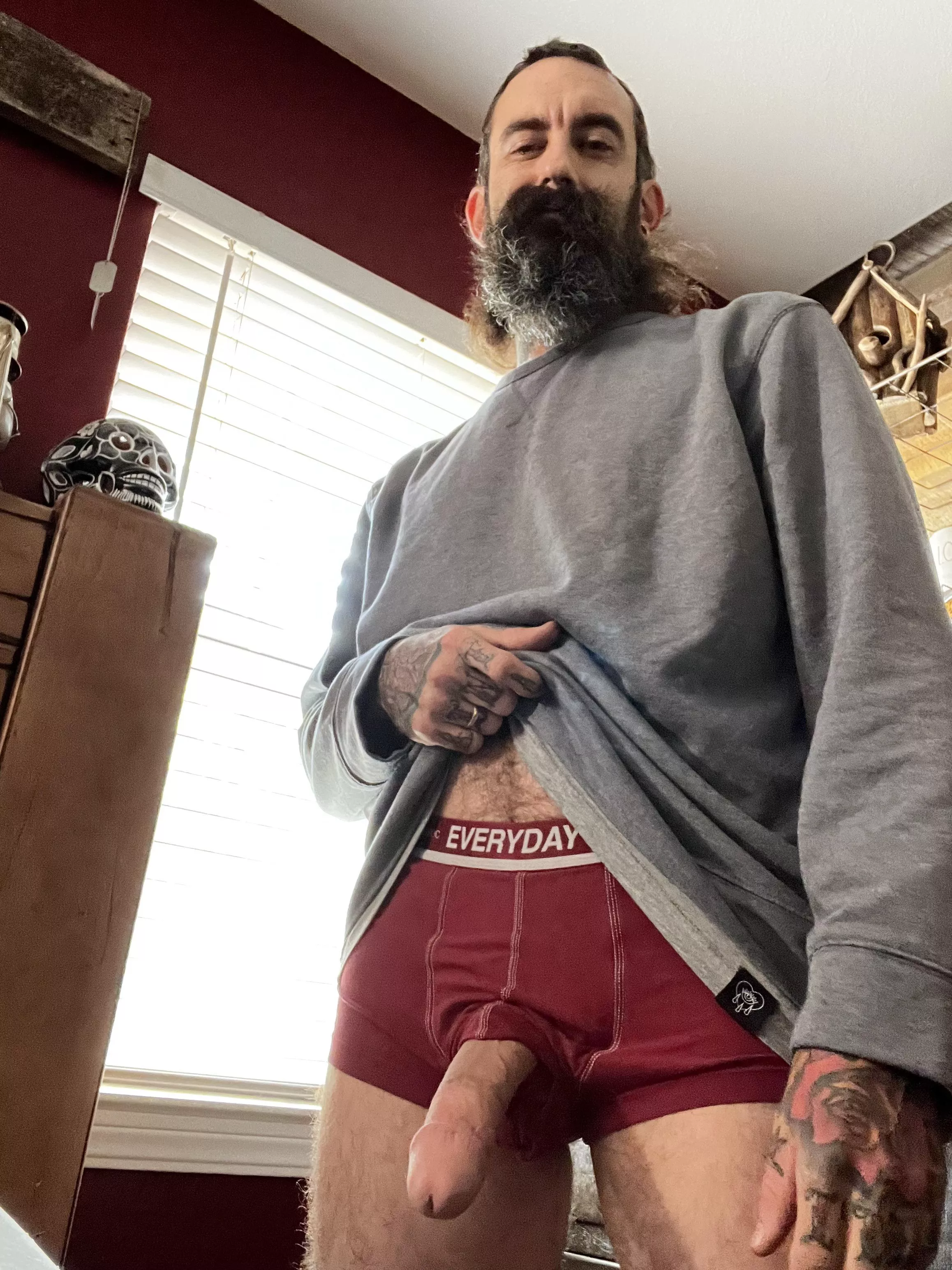 It’s getting chilly in the mornings, you should keep my cock warm with your throat. It’s getting chilly in the mornings, you should keep my cock warm with your throat.
