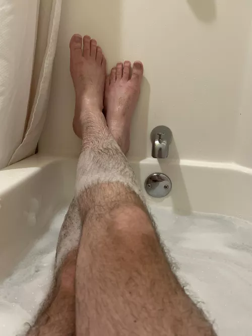 It’s hard being 6’3 and wanting to take a hot bath…