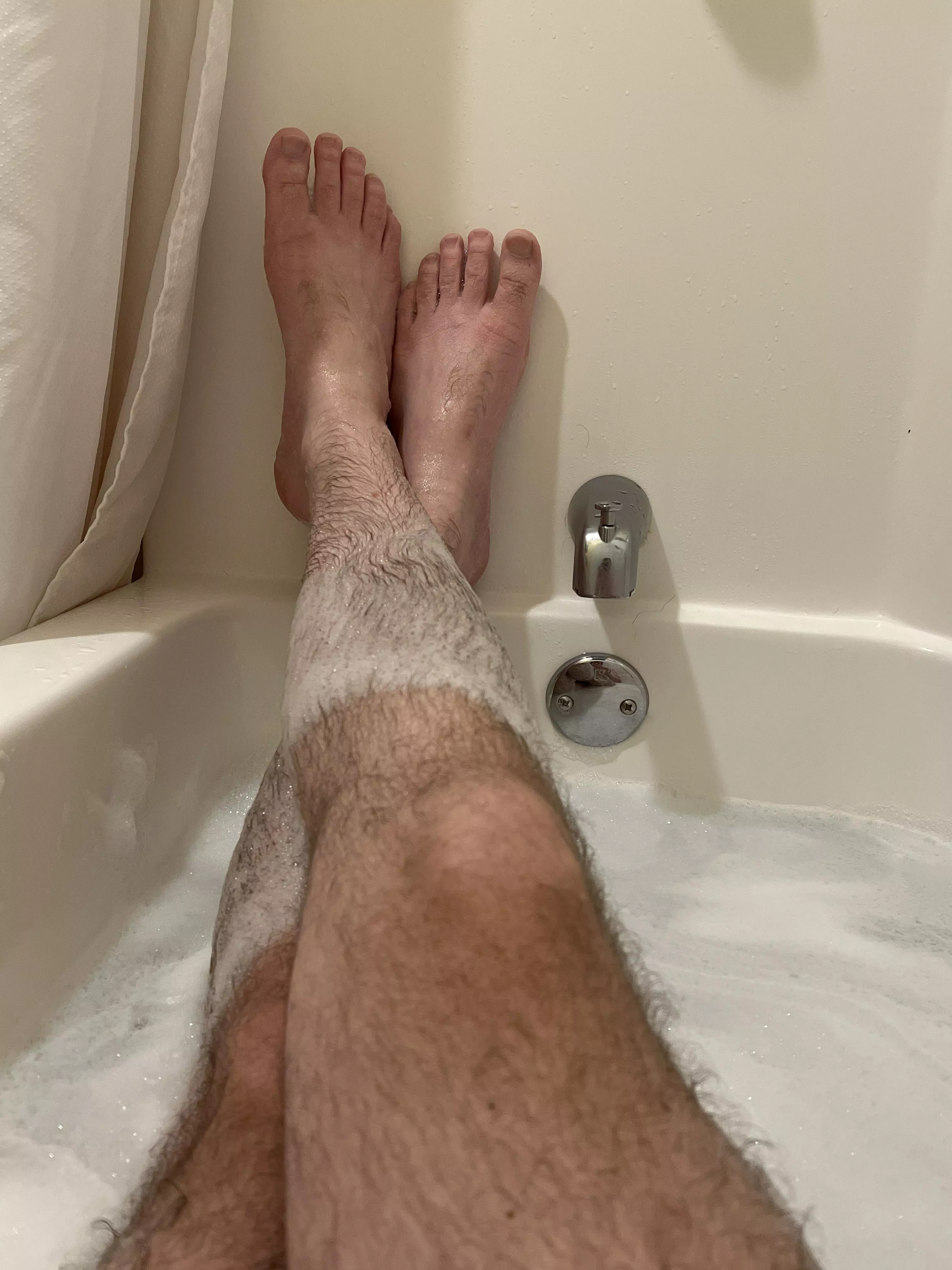 It’s hard being 6’3 and wanting to take a hot bath…