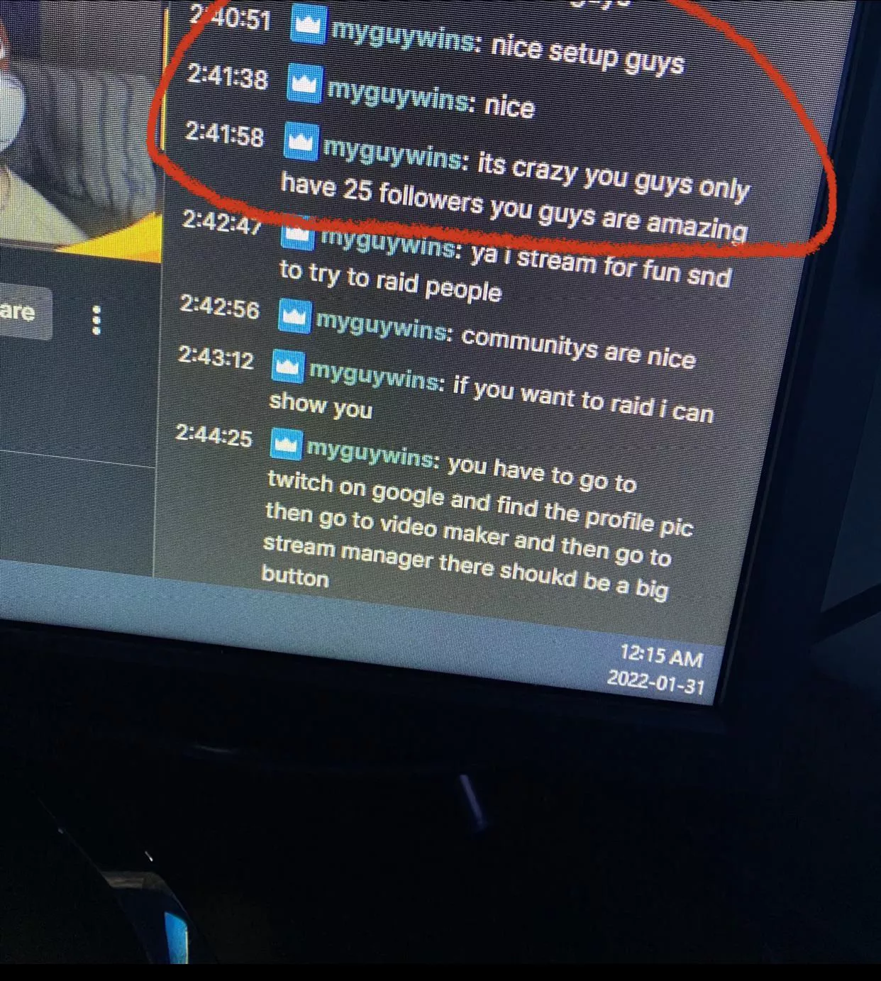 It’s hard having no viewers at times but comments like this make my day. I just wanted to share my happiness with you all!