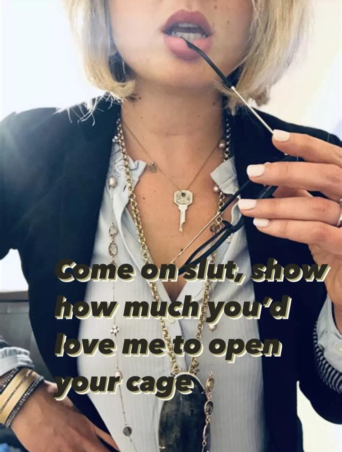 It’s my first attempt at a femdom caption, what do you think? It’s my first attempt at a femdom caption, what do you think?