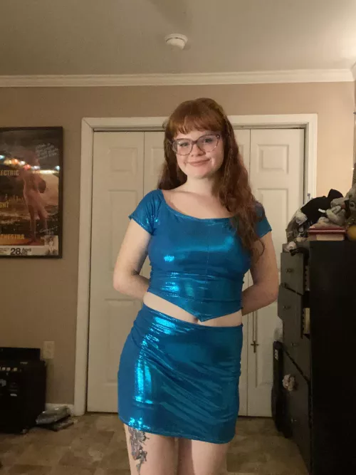 It's not exact but this is my try at Bloom from winx club (my first sewing project ever!)