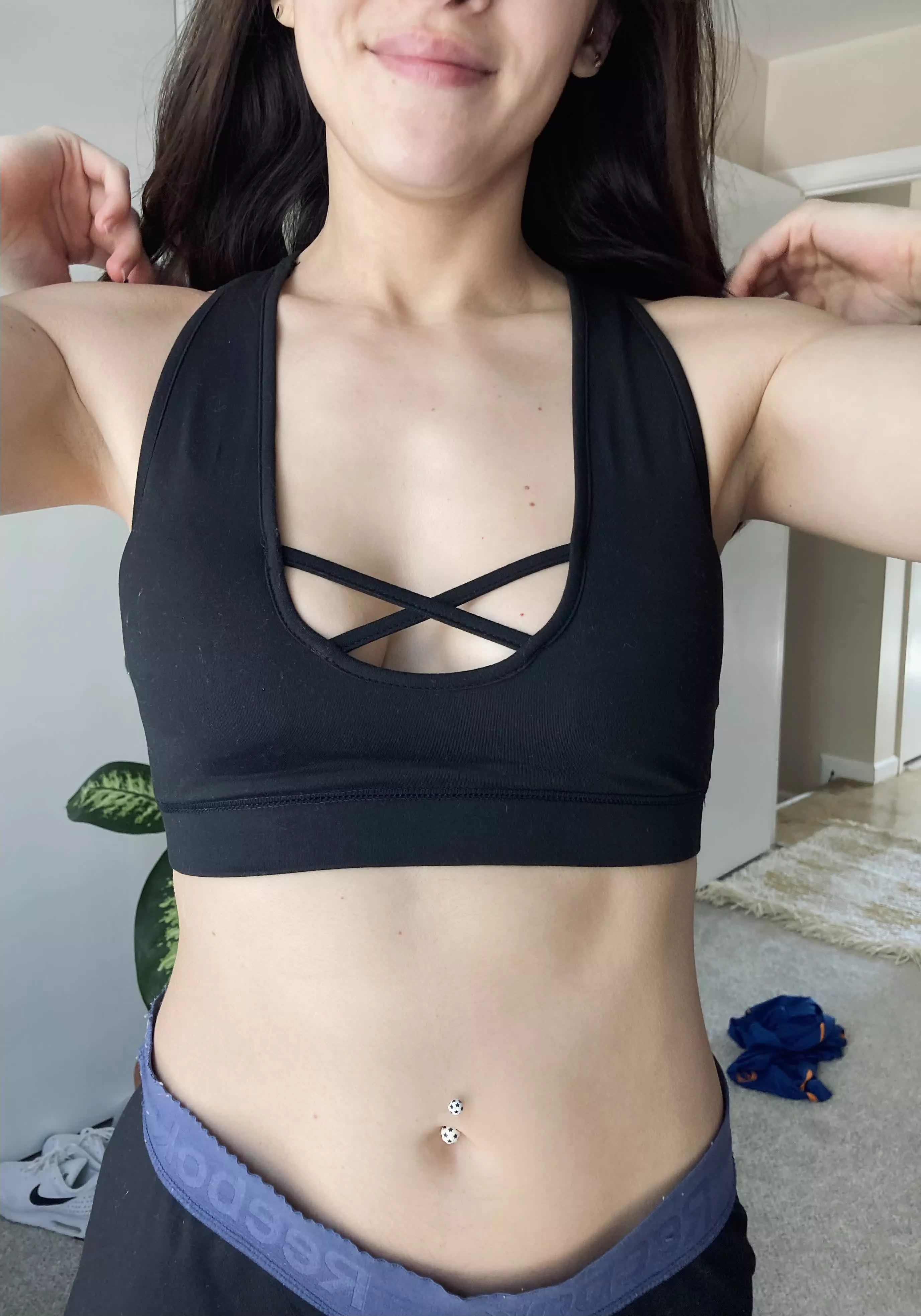 Its not my birthday but im still in my birthday suit 😈