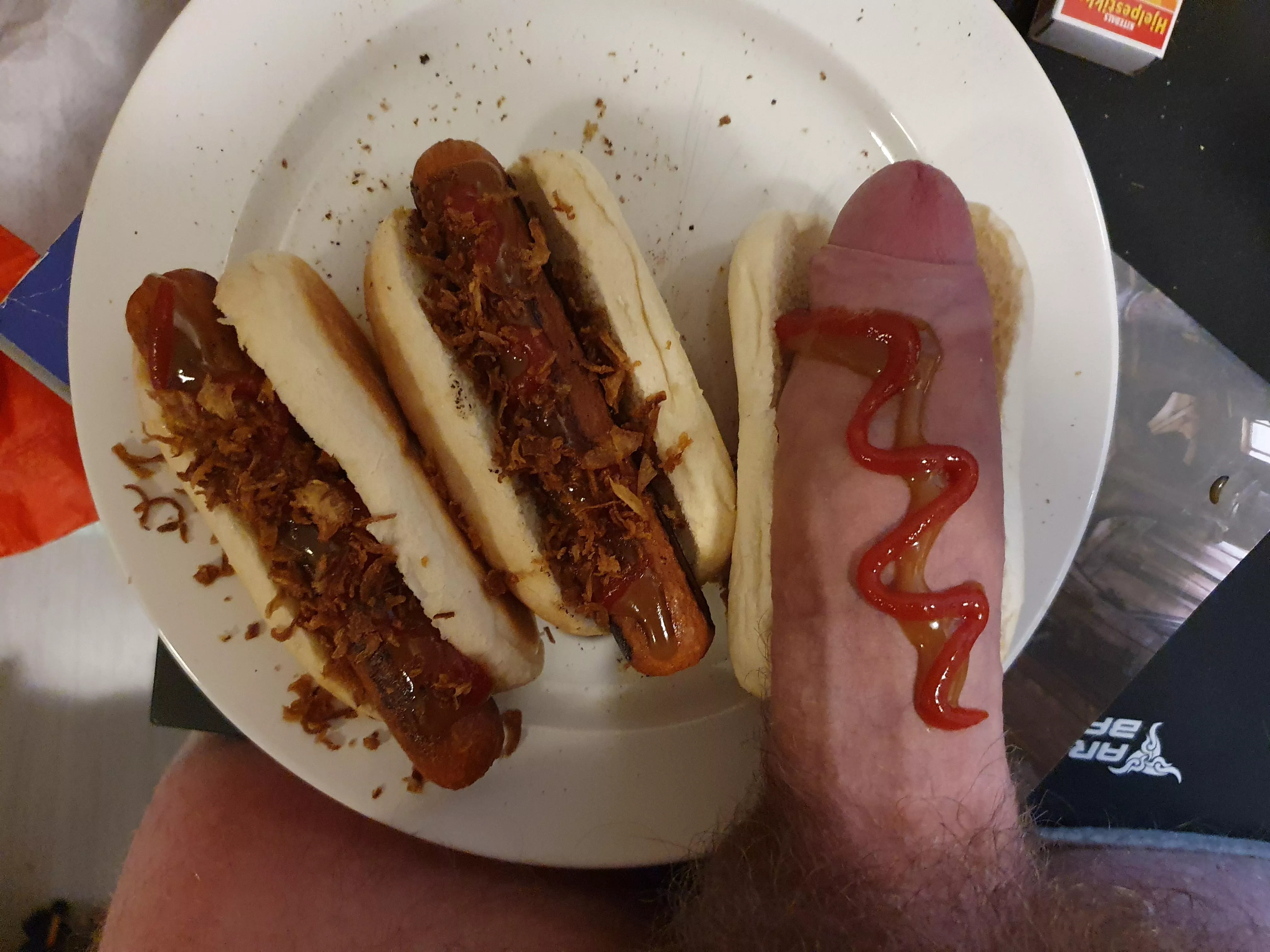 It's okay, you get to play with your food on this occasion It's okay, you get to play with your food on this occasion