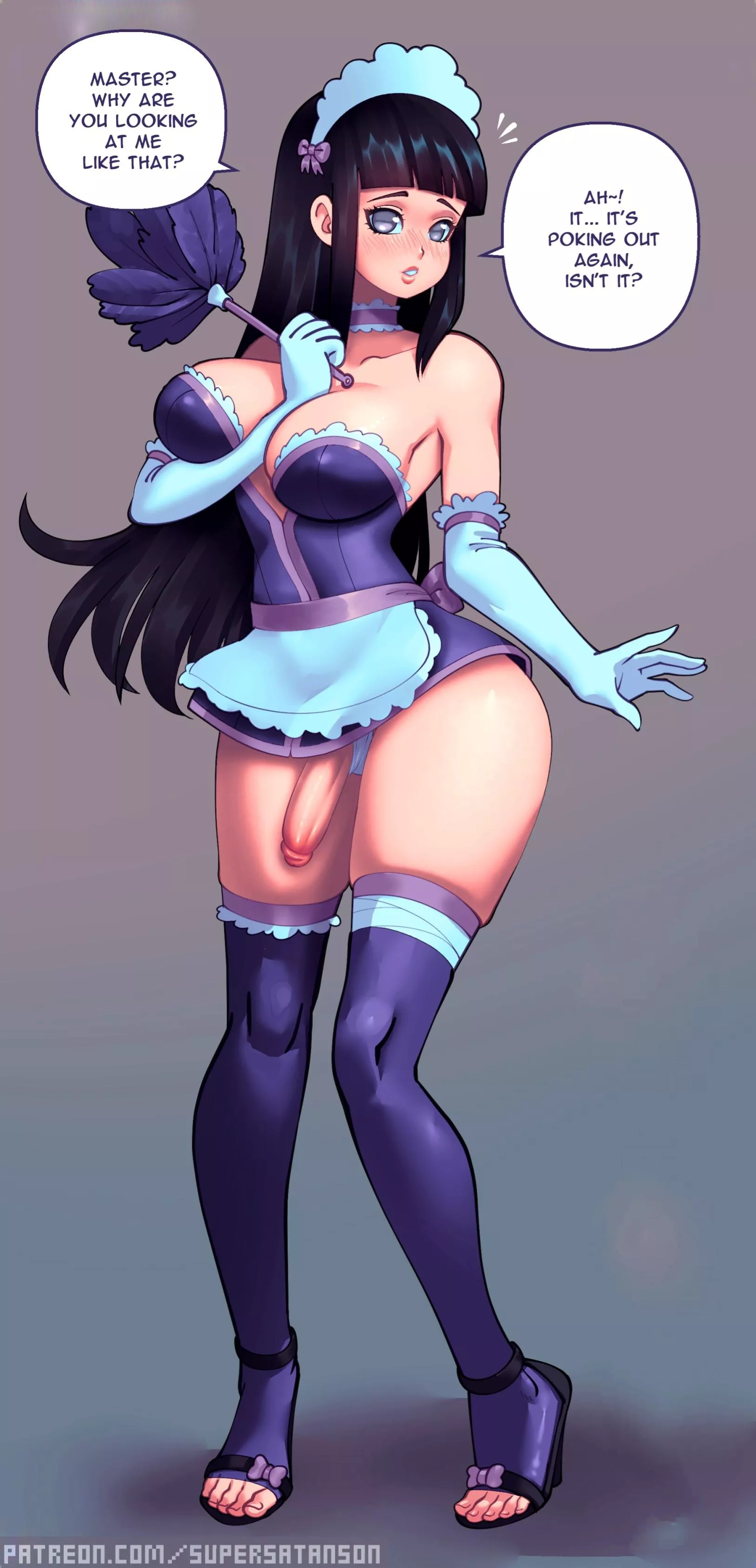 It's poking out again, isn't it? (SuperSatanSon)