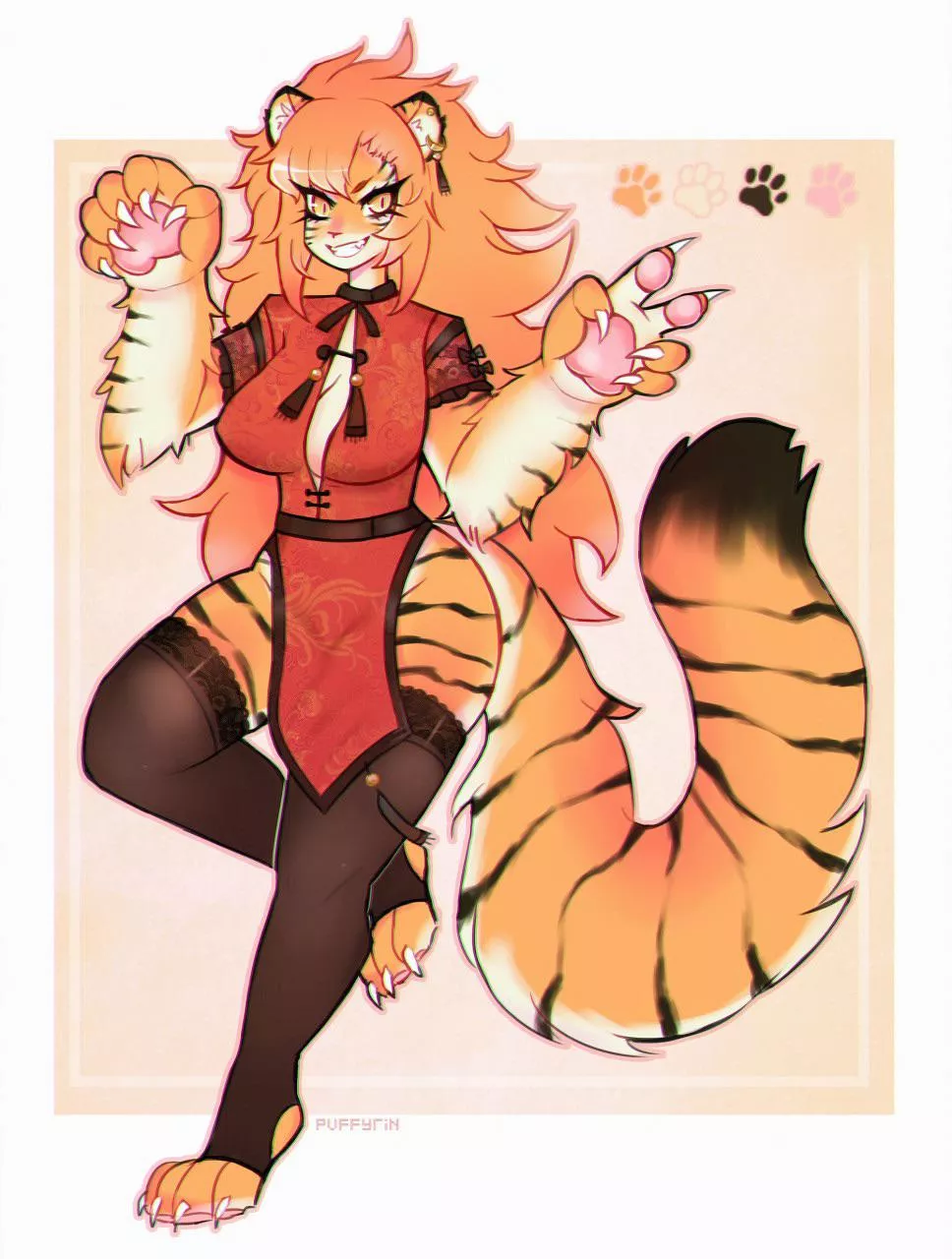 Its The Year Of The Tiger My Twitter Puffyrin Nudes Furry