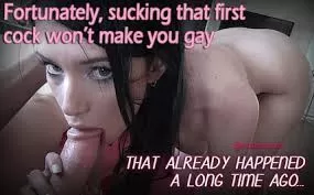 It's true I suck cock all the time and I'm not gay