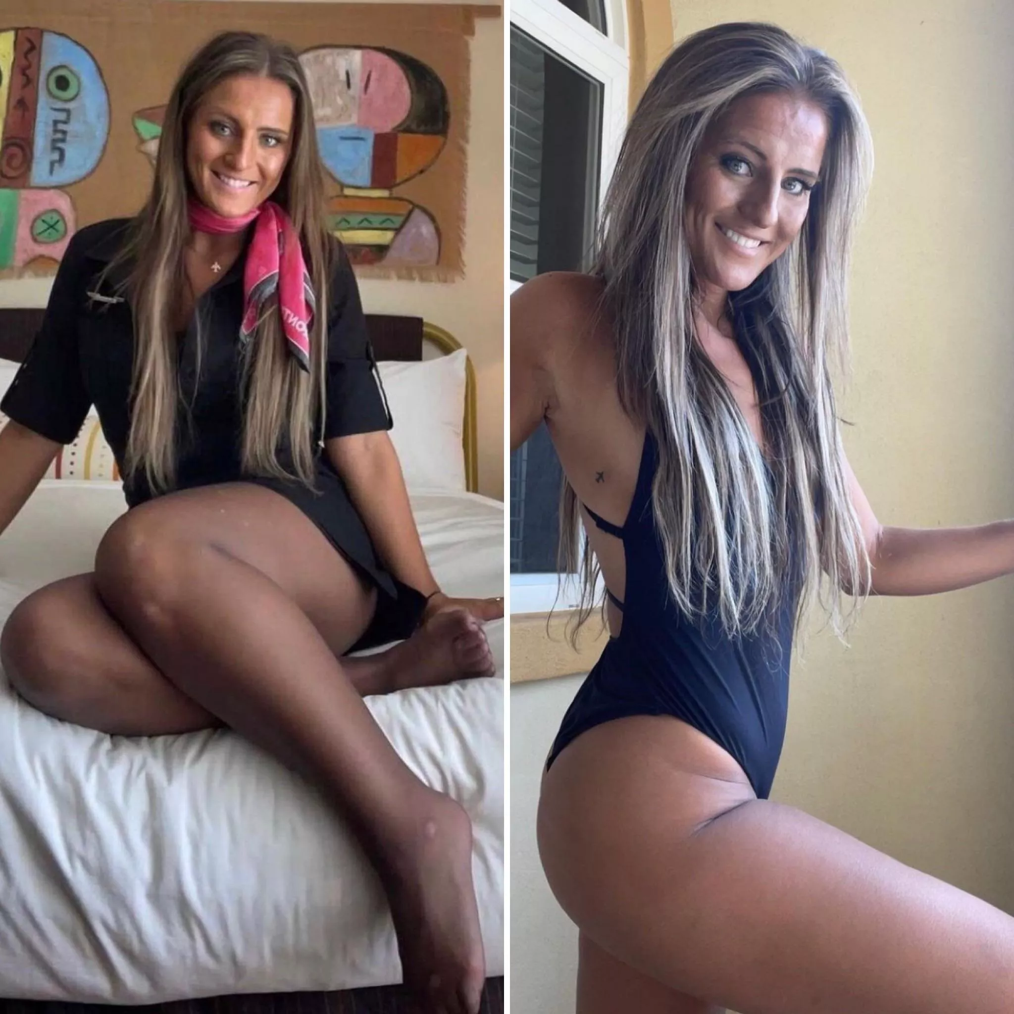 It’s your favorite flight attendant next door