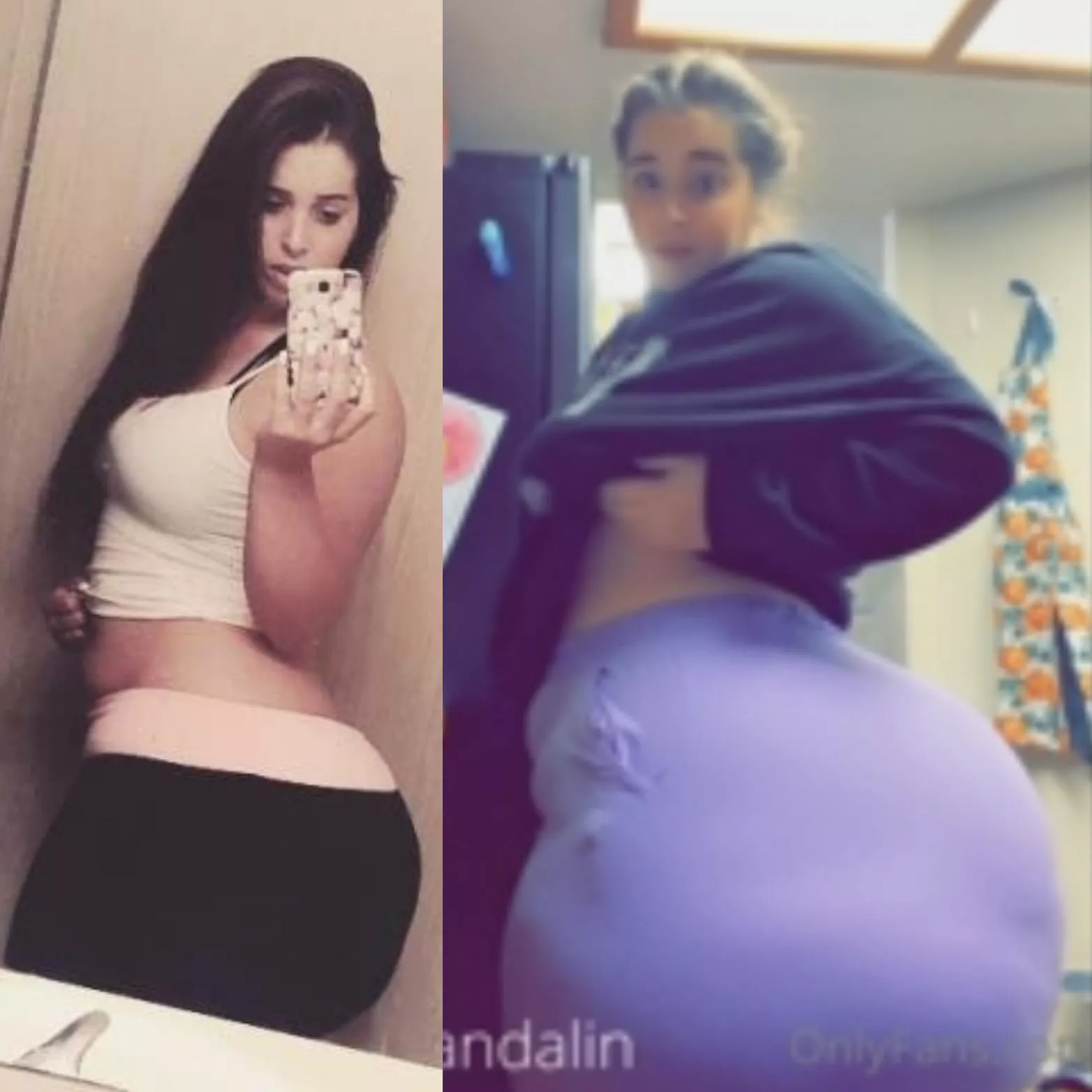 @itsrandalin over the years (purple is today) @itsrandalin over the years (purple is today)