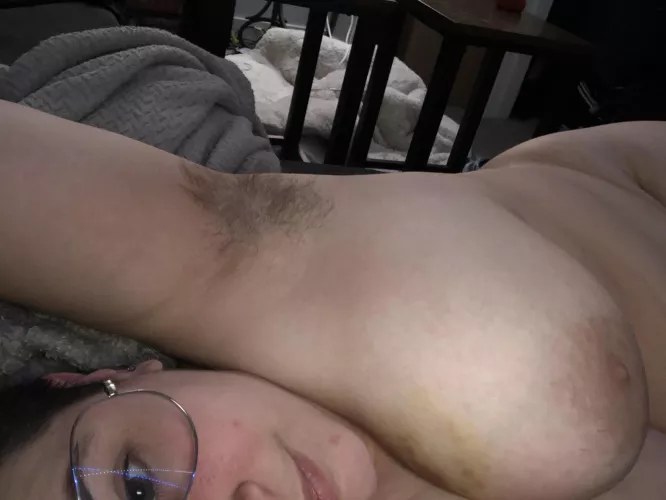 I’ve always been comfiest with my arms over my head 😌