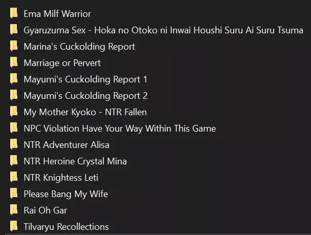 I've played all these games. What games do you think I should play? (NTR obviously). Platform: PC or Android. I've played all these games. What games do you think I should play? (NTR obviously). Platform: PC or Android.