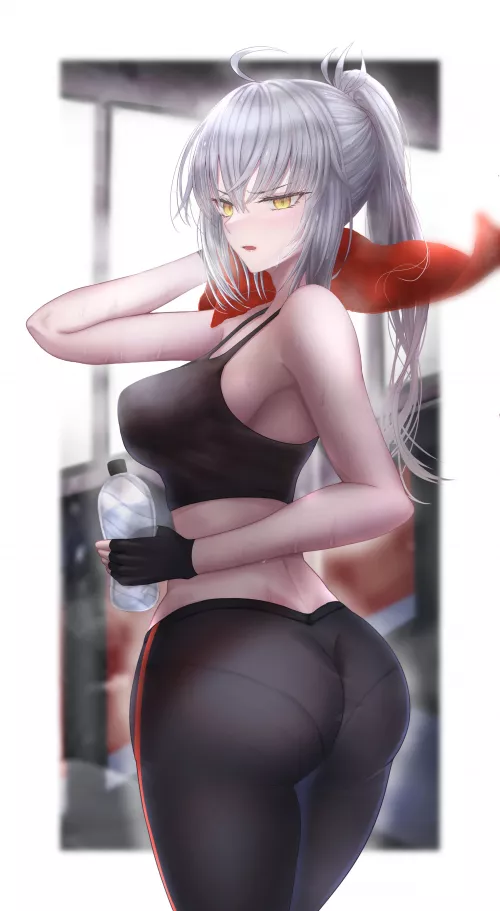 Jalter in the Gym (from r/Jeanne)
