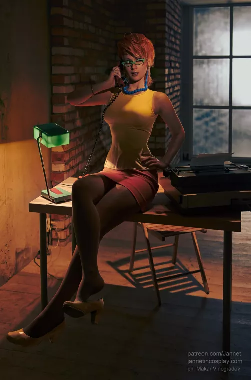 Janine Melnitz (Ghost Busters), cosplay by JannetIncosplay.~