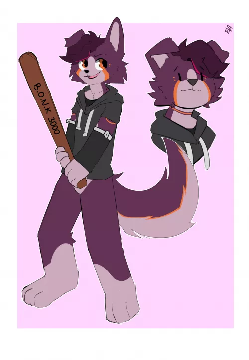 Jax Sketch Page (art by me @Jax_Collie)