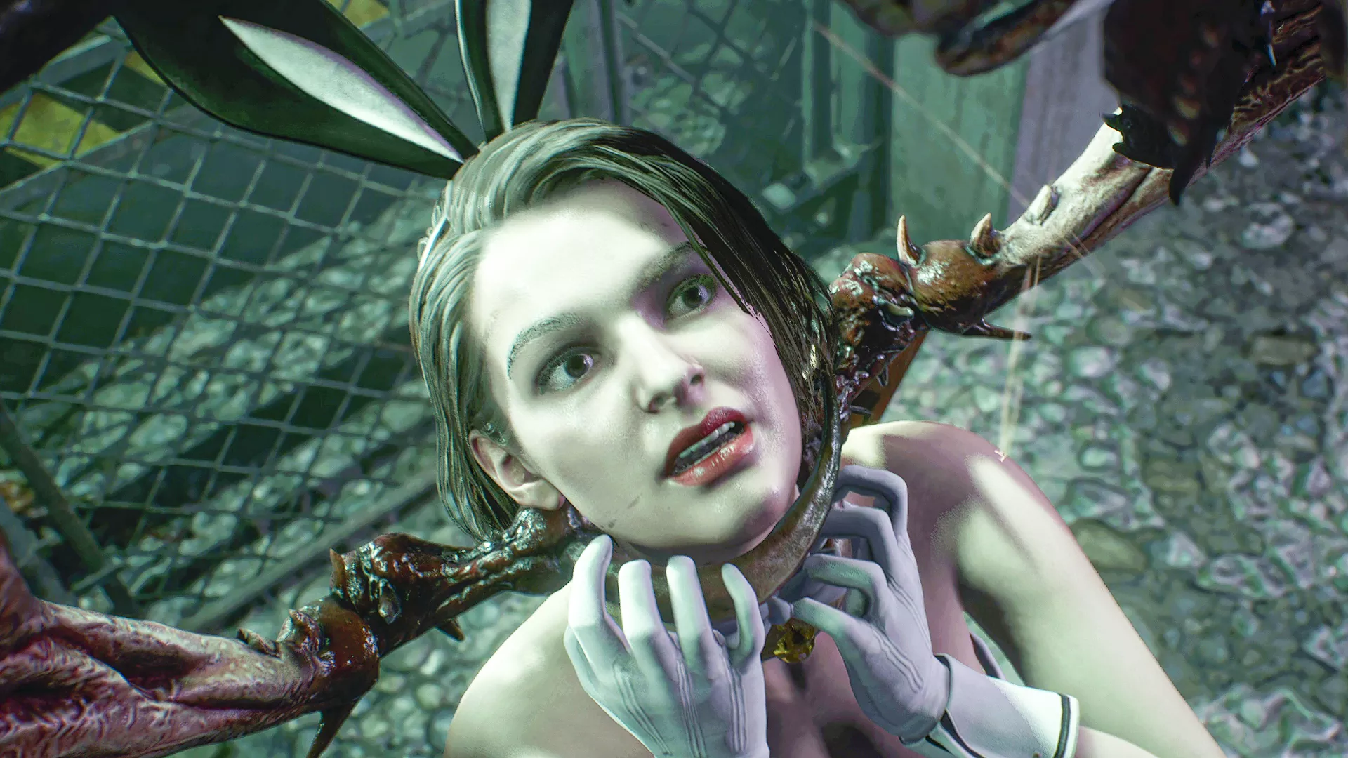 Jill Valentine RE3 Mod Sexy Bunny Bodysuit