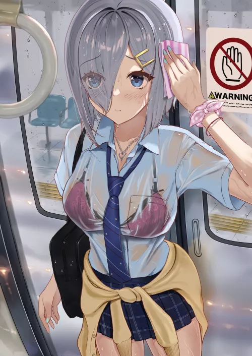 JK Hamakaze forgot her umbrella (Taki Rentaro) [KanColle]