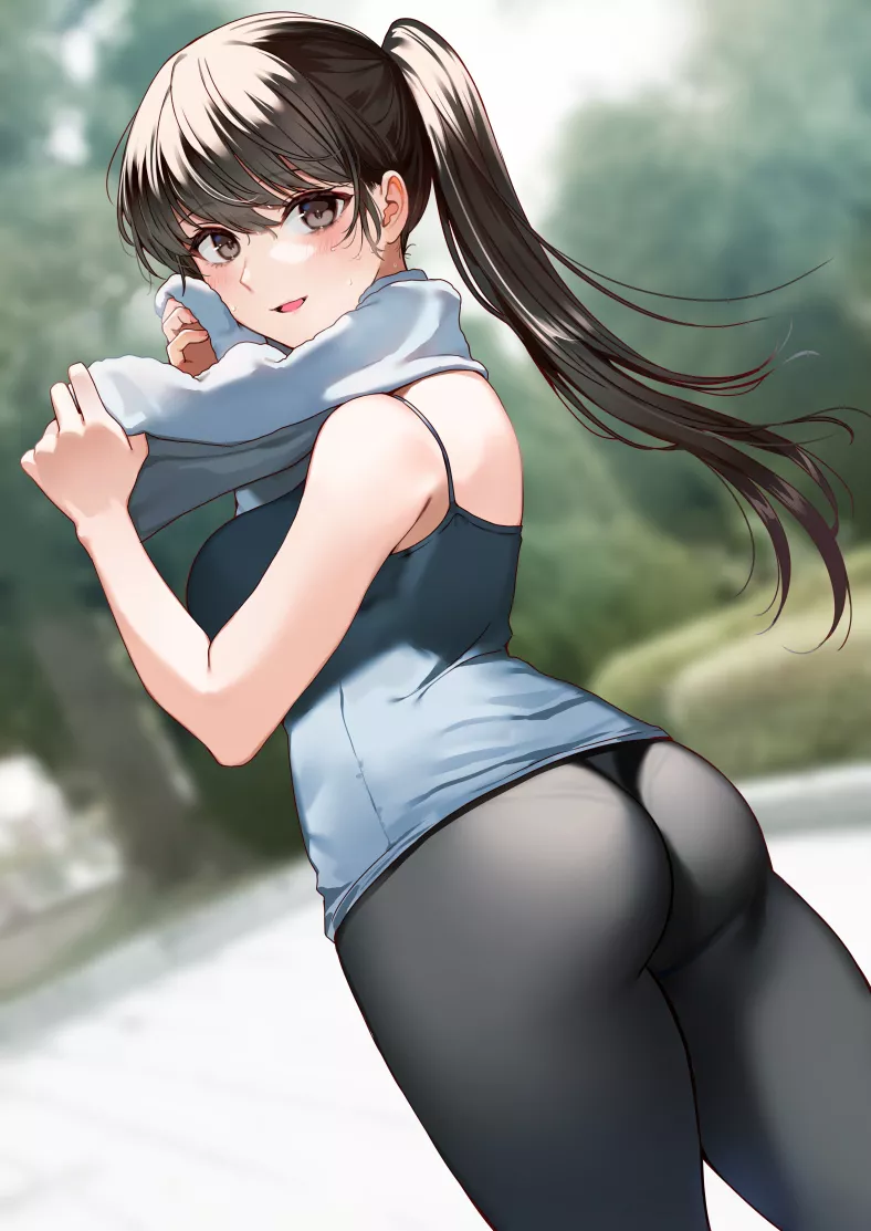 Jogging Day [Original] by (wanwangomigomi)