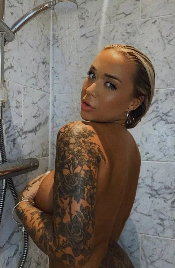 Join her in the shower? Join her in the shower?