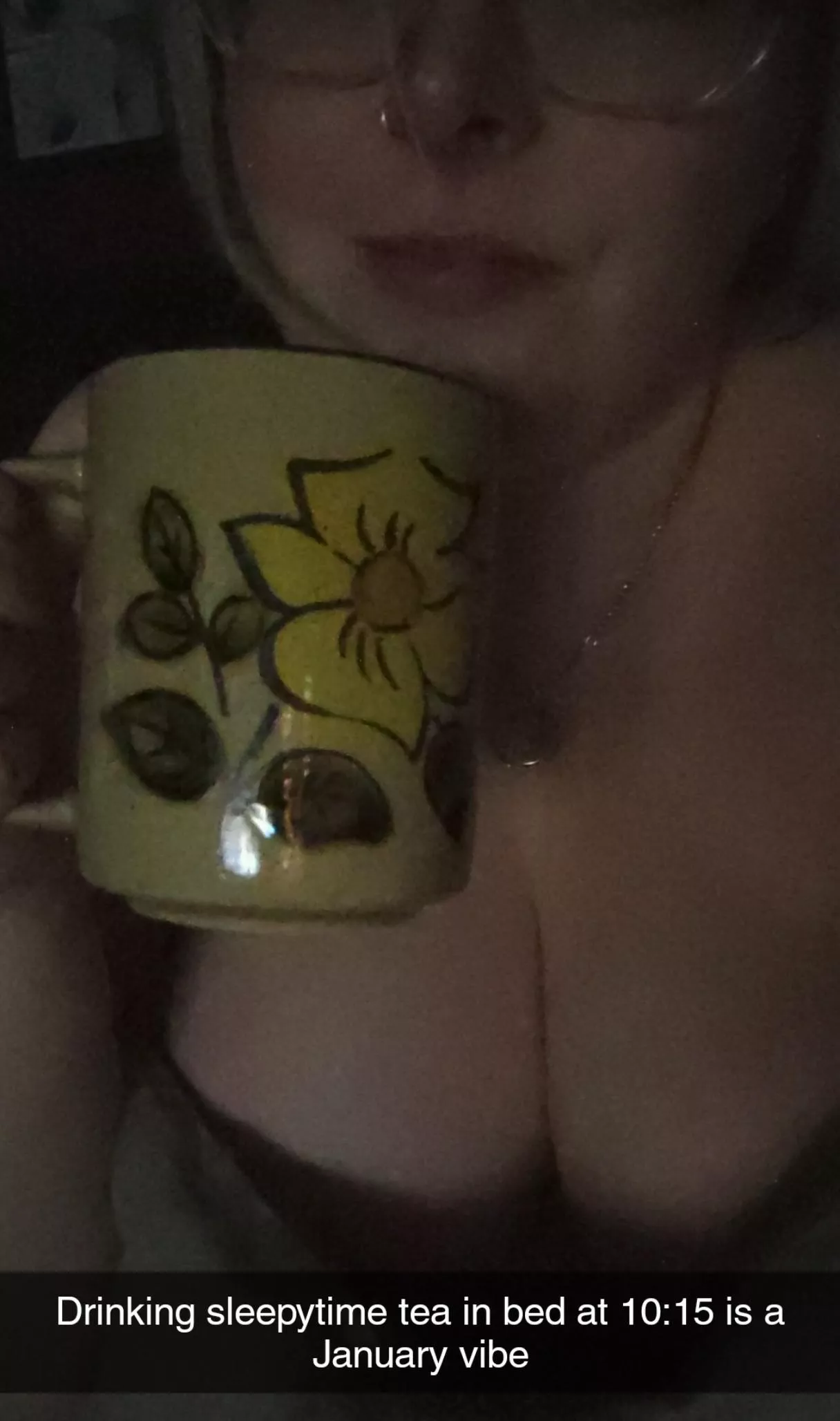 Join me in bed for some tea?