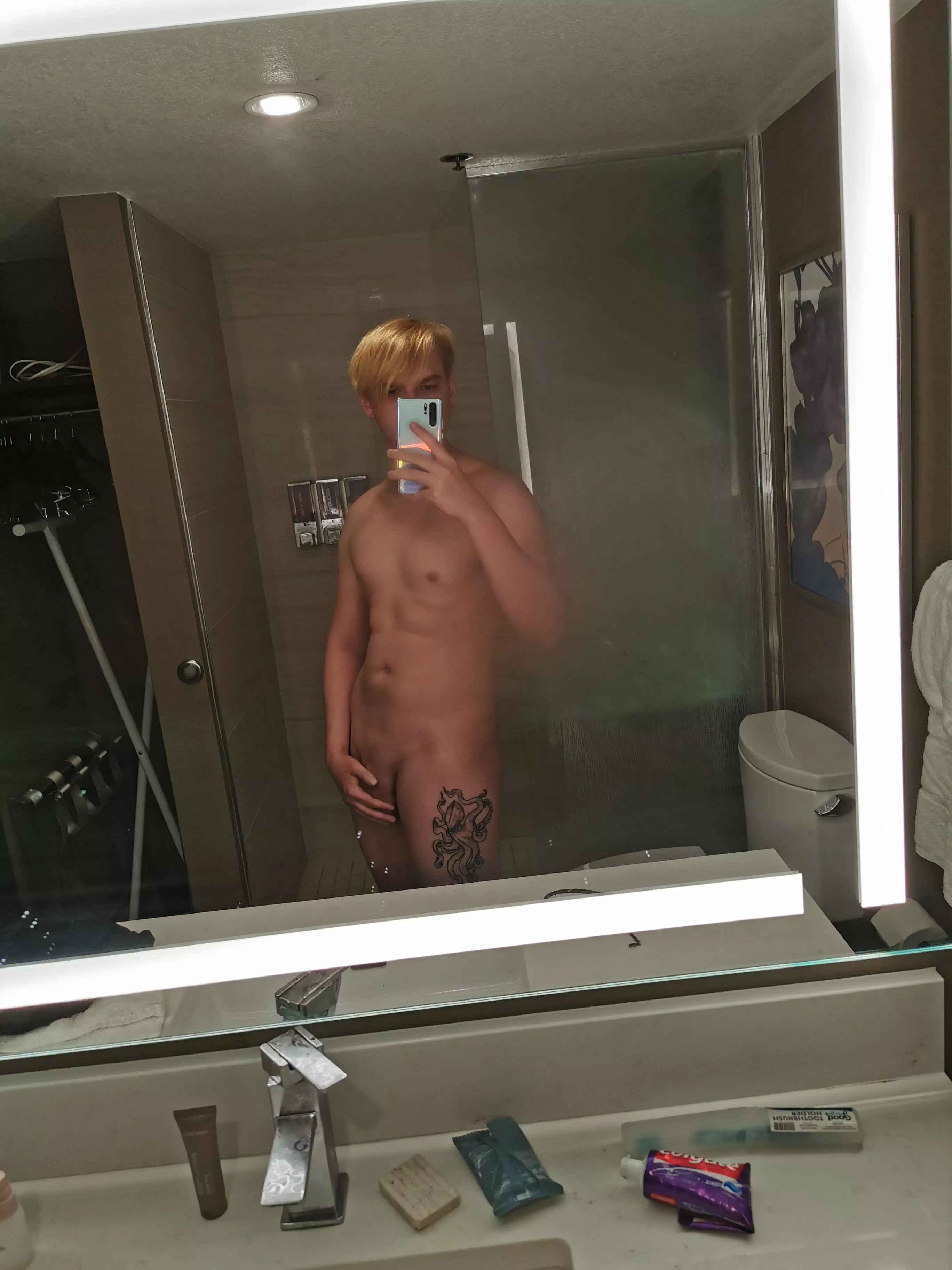 Join me in the hotel bathroom? Join me in the hotel bathroom?