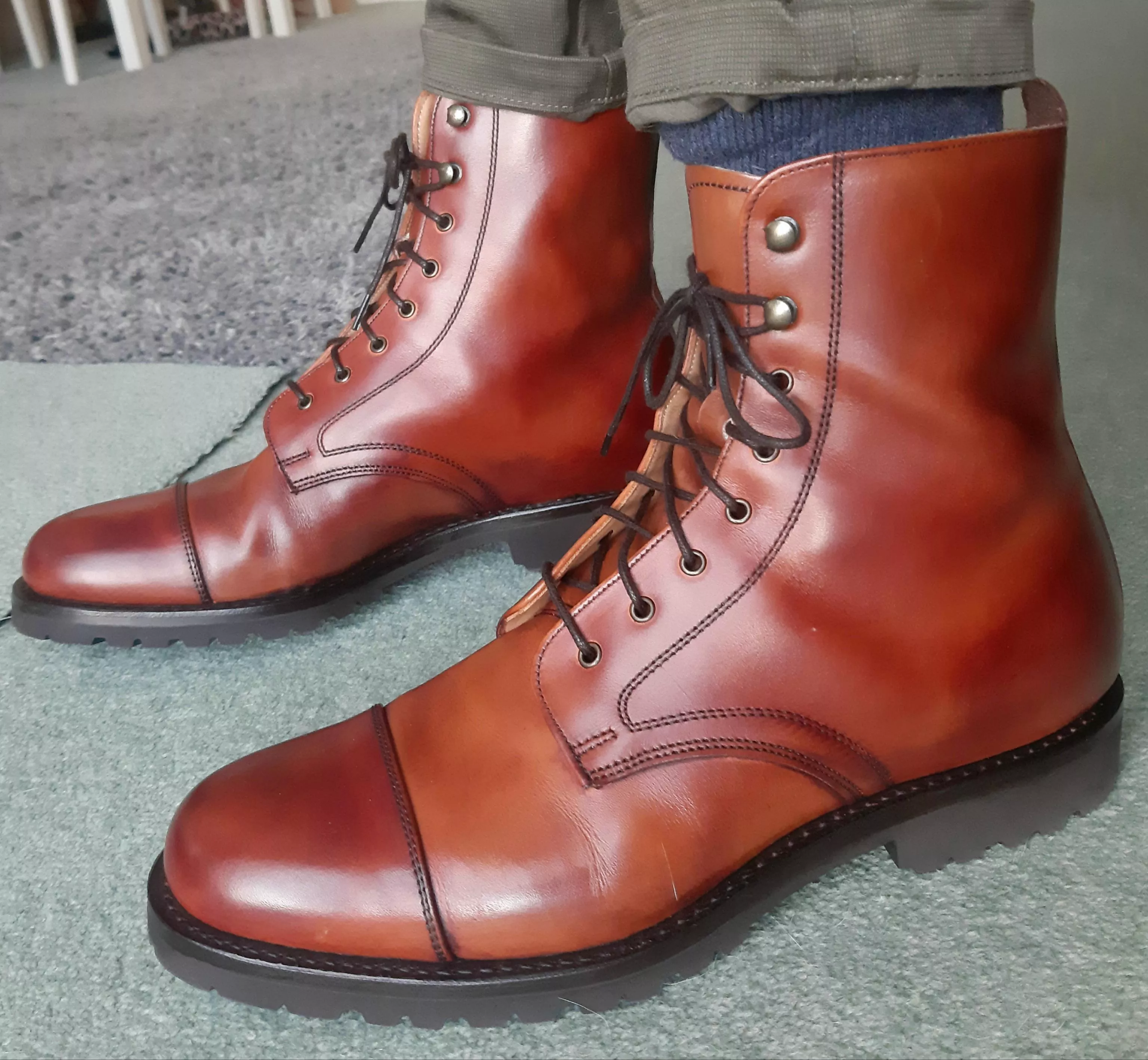 Joseph Cheaney Trafalgar in dark leaf.