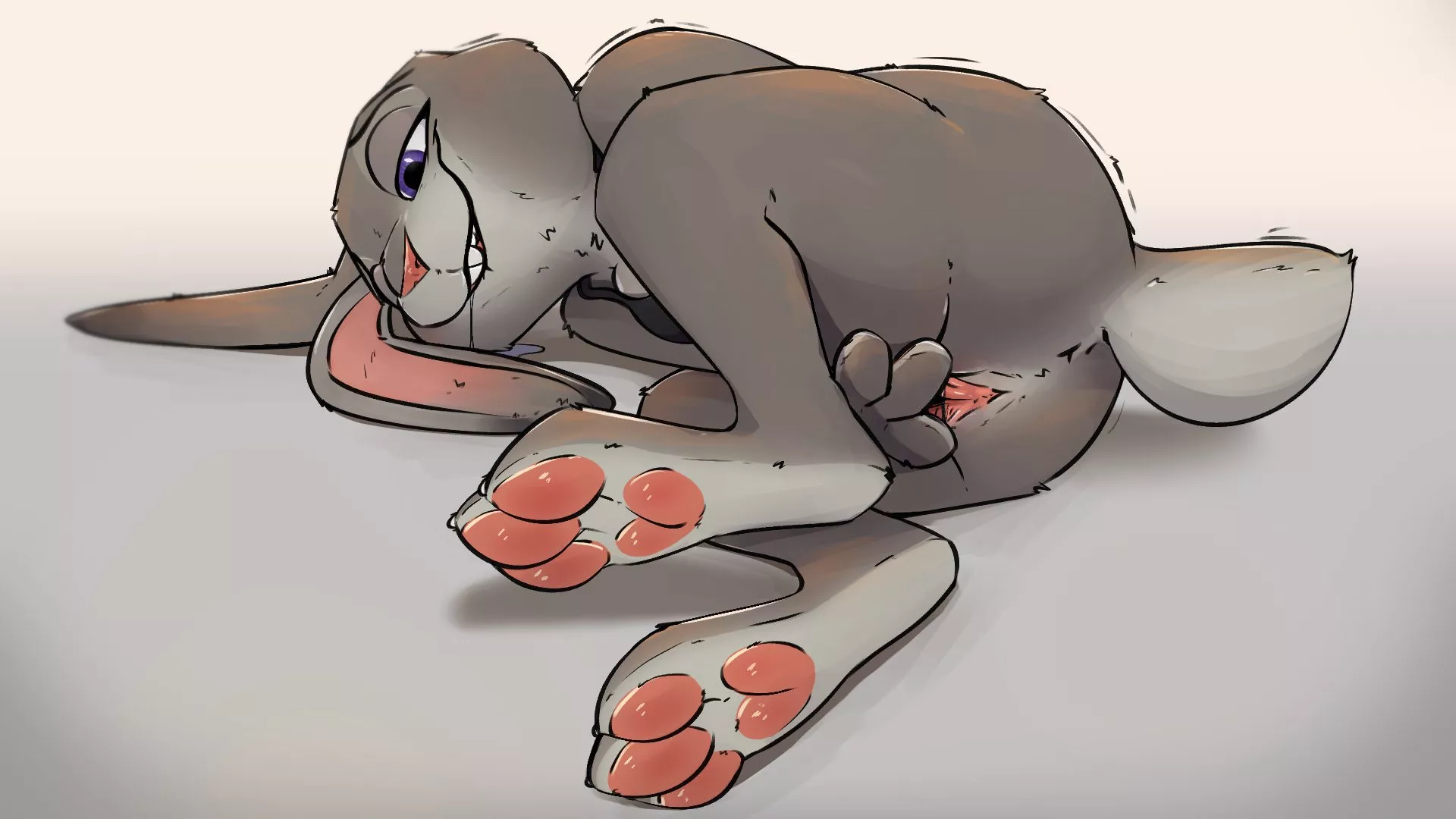 Judy exploring her bunny body [F] (honeymono)