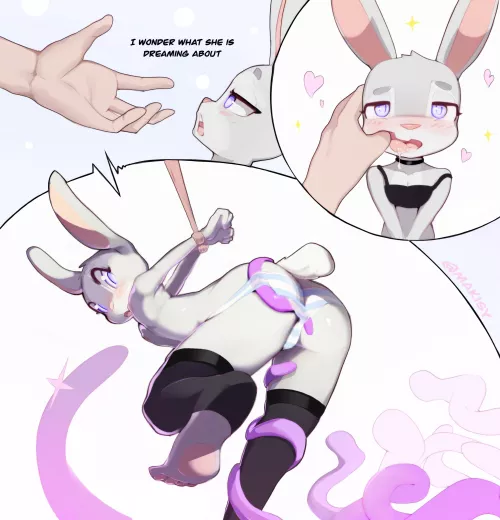 Judy in a happy dream by @makisy on twitter