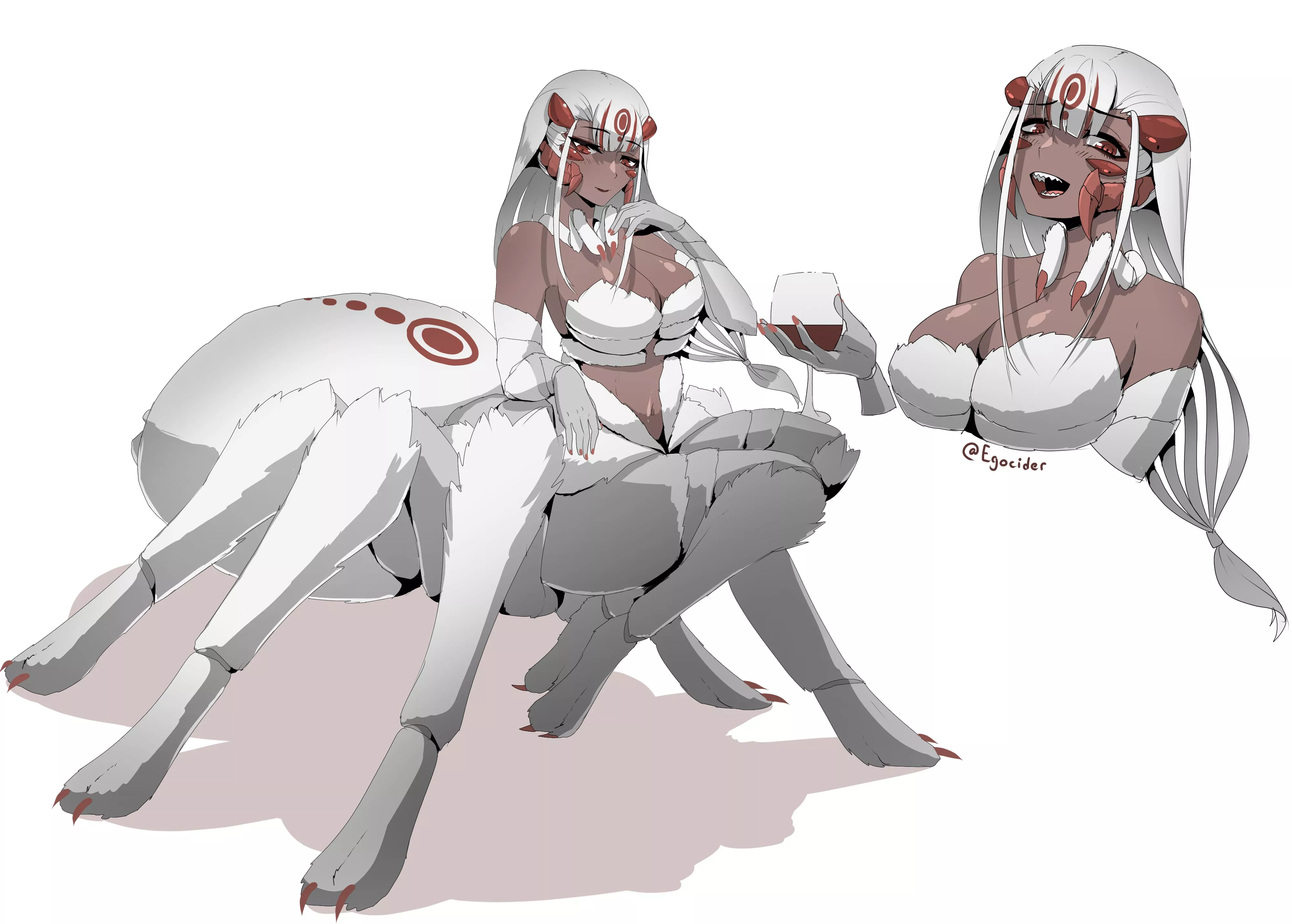 Juniper drew an arachne! Juniper drew an arachne!