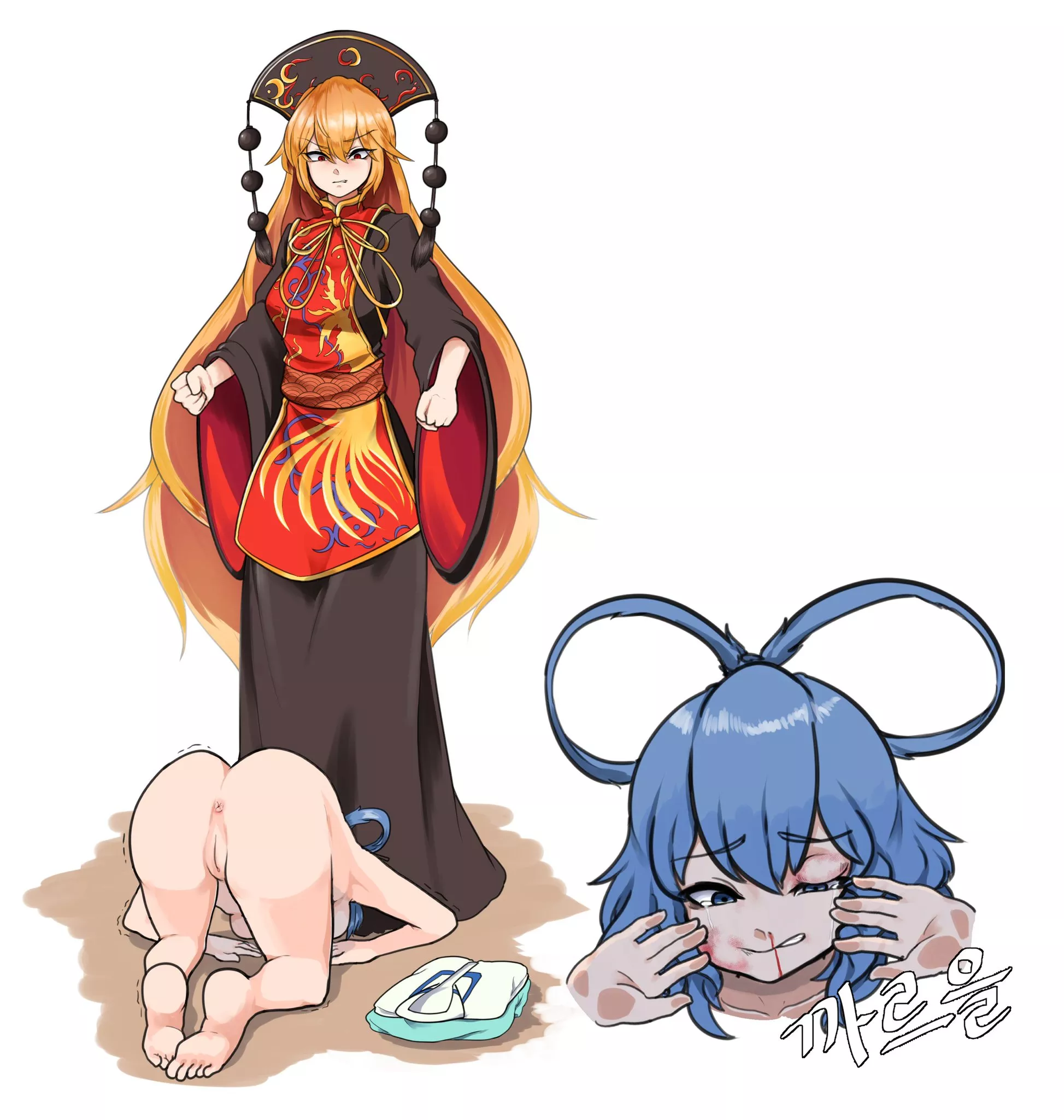 Junko was a bit angry Junko was a bit angry