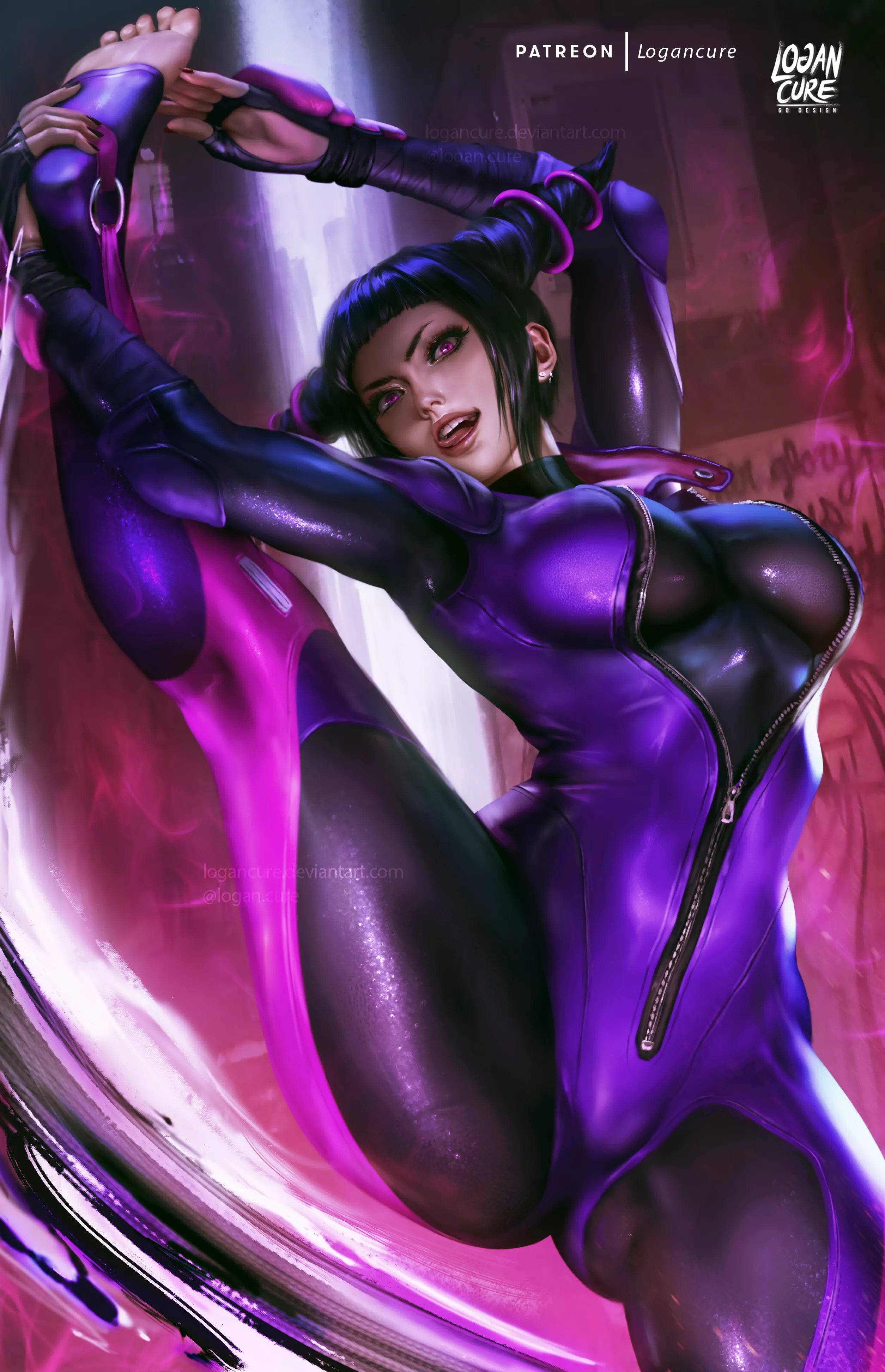 Juri Han Leg Lift (Logan Cure) [Street Fighter]