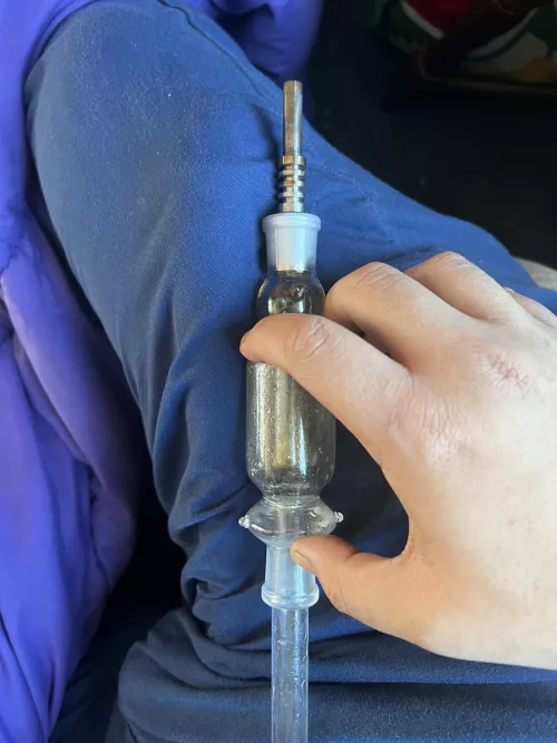 Just a bear and his new dab straw. What do y’all think?